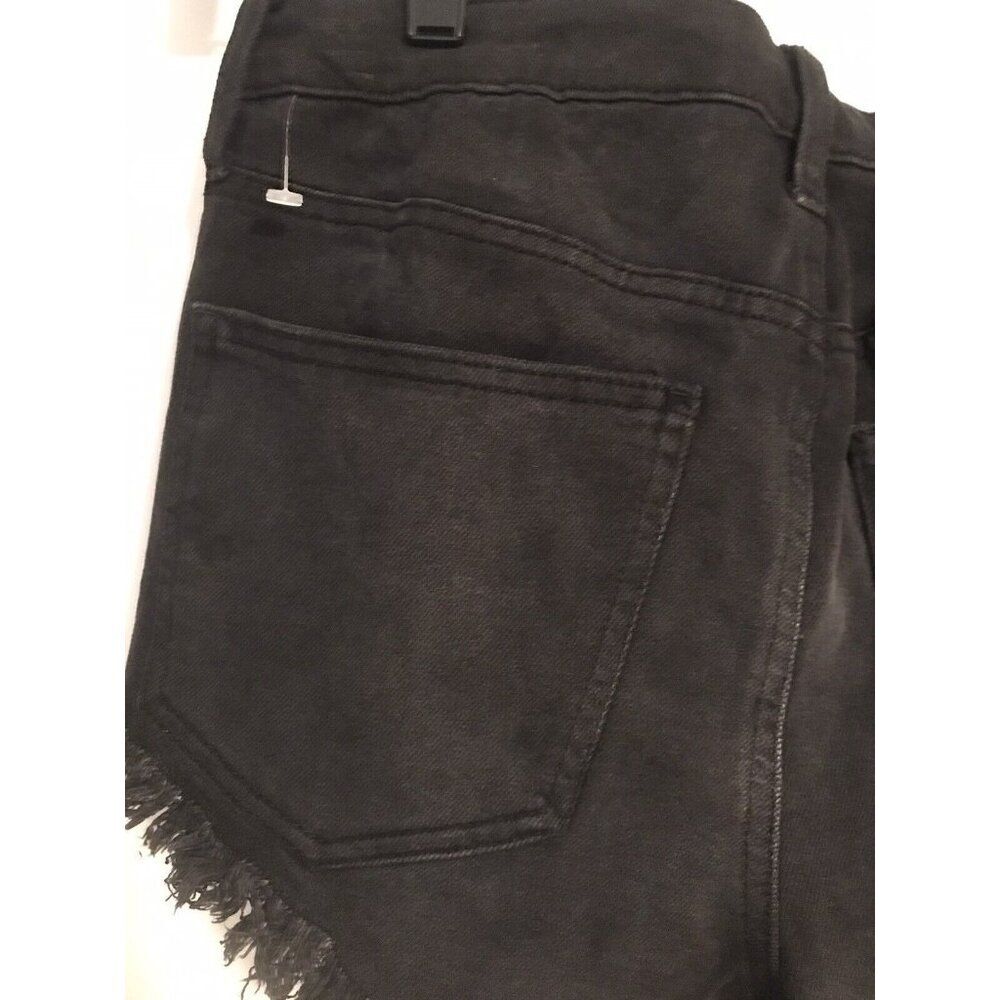 Celebrity Pink  Exposed Button cuttoff short Black Mid- Rise Raw Size 9/29 - Picture 7 of 7